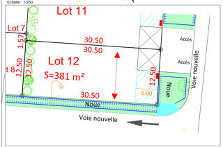  Terrain � vendre 381 m�