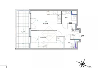  Appartement à vendre 2 pièces 42 m²