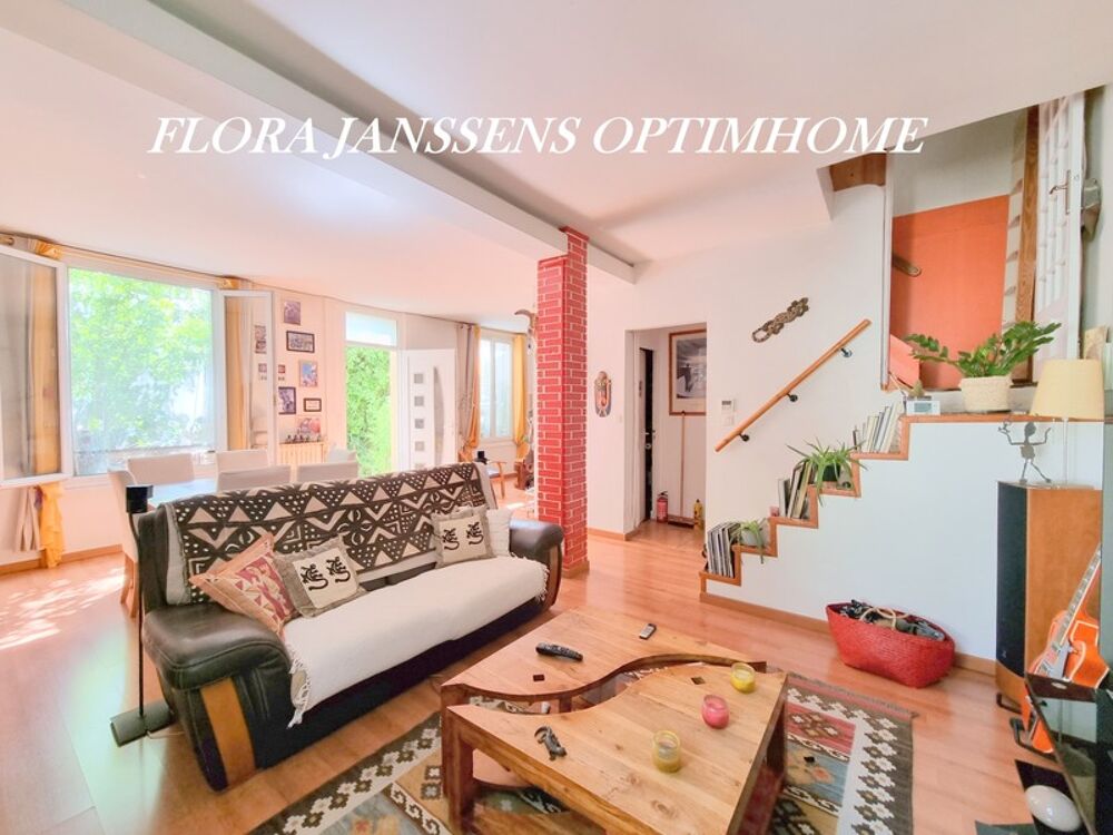 Belle maison avec grand espace de vie ouvert au rez de chaussée
