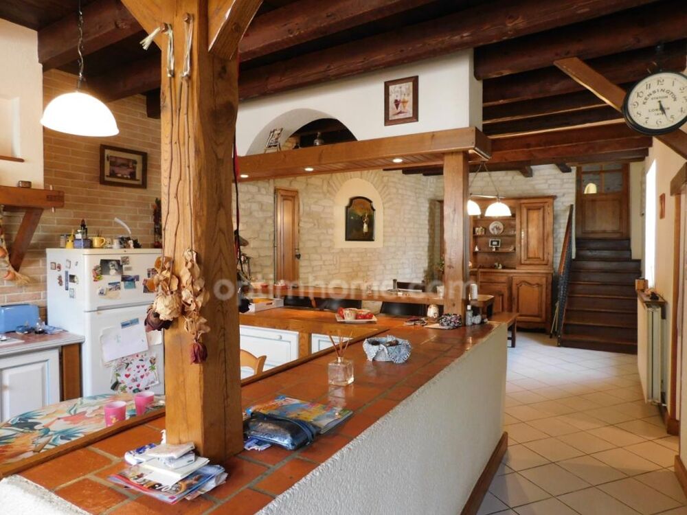 IS-sur-TILLE - MAISON ATYPIQUE - 6 PIÈCES - 3 CHAMBRES - 110 m² HABITABLES