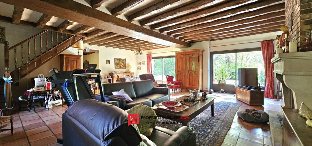 Vente Maison Magnifique longère de 315 M² avec piscine couverte, tennis et étang sur 1,hectare Egreville