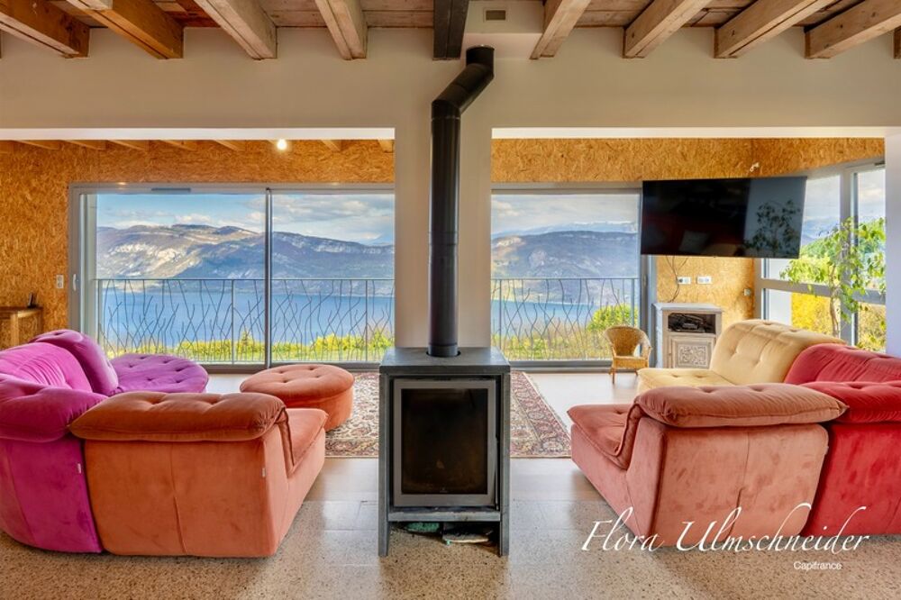 Vente Maison Propriété d'exception avec vue lac et Mont Blanc – 271 m² – DPE C – Ontex - 35 minutes de Chambéry, 40 minutes d'Aix-les-Bains, Ontex
