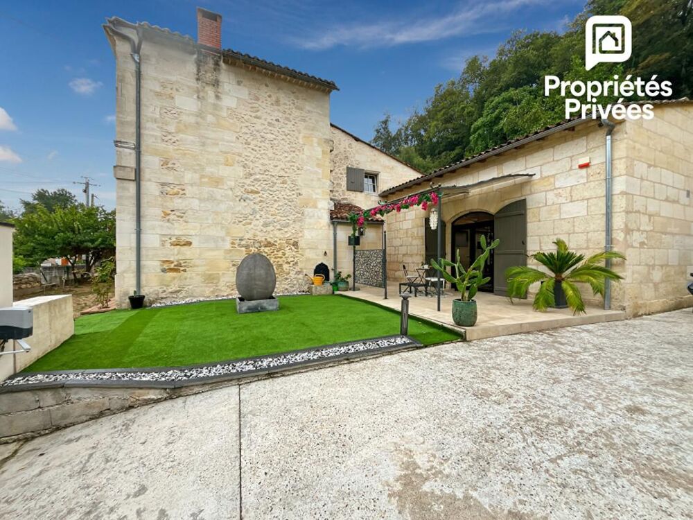 Maison en pierre 215 m² avec piscine et carrière, Cambes proche Bordeaux