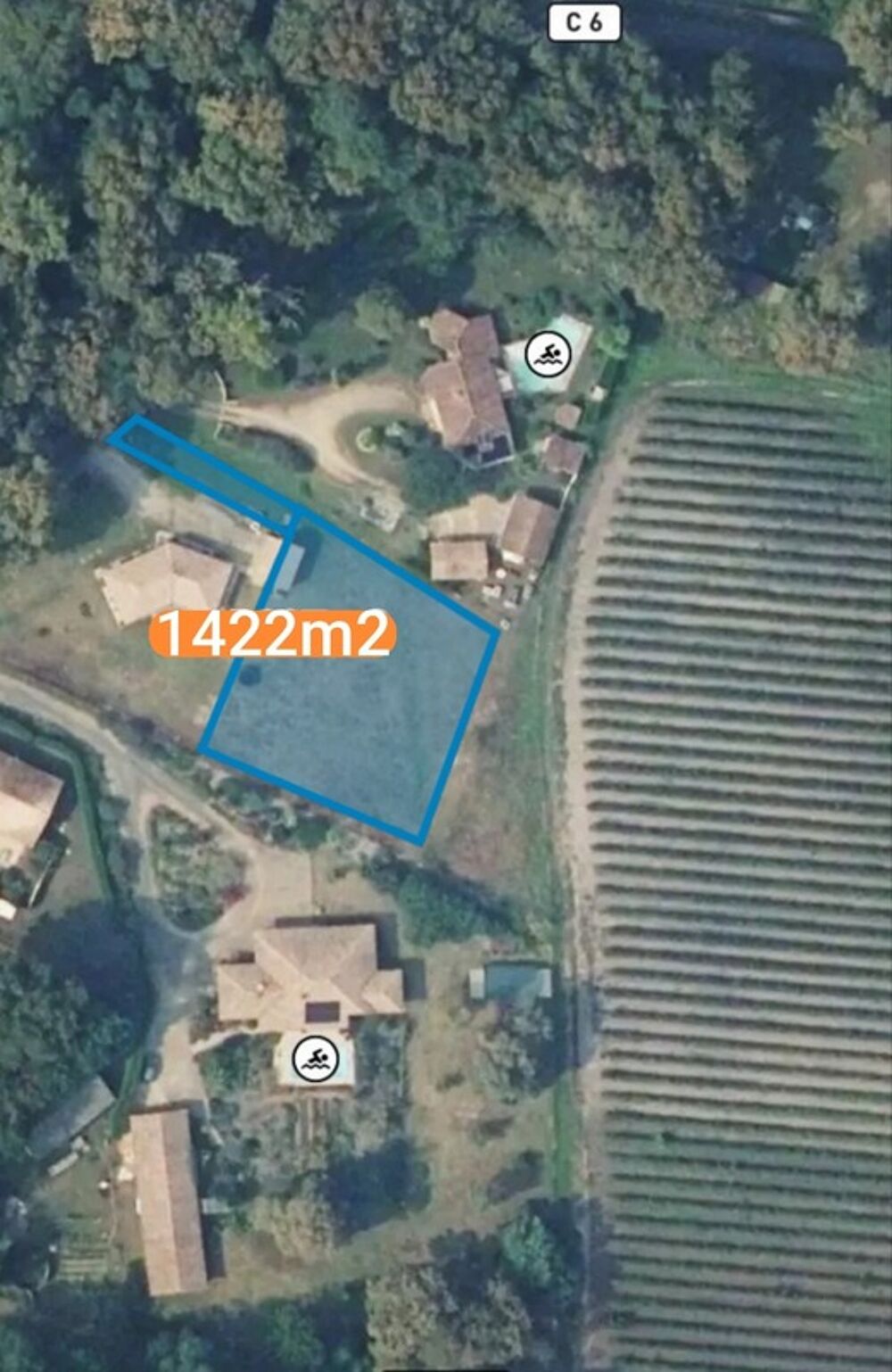 Vente Terrain ? Superbe Terrain à Bâtir de 1 422 m² Saint cricq villeneuve