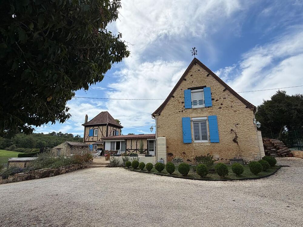 Vente Maison Charmante maison périgourdine avec piscine, beau jardin et dépendances Val de louyre et caudeau