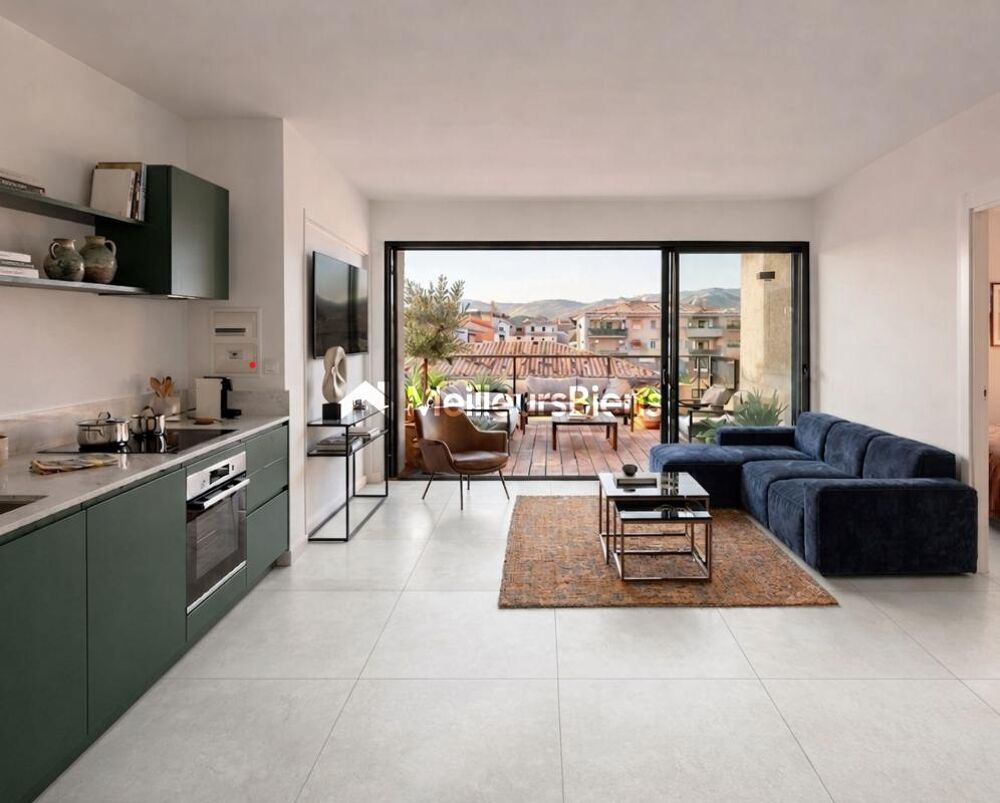 Studio neuf climatisé de 23 m² avec terrasse de 10 m² à Istres