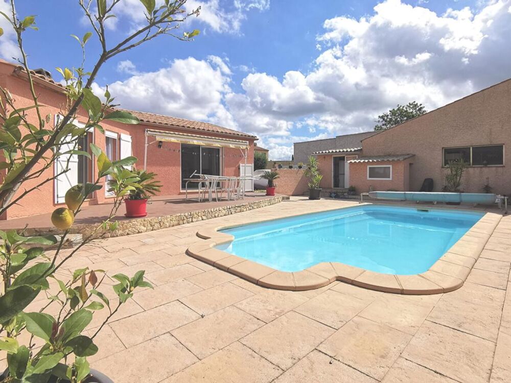 Maison Saint Nazaire D Aude 5 pièce(s), piscine, cuisine d'été, garage