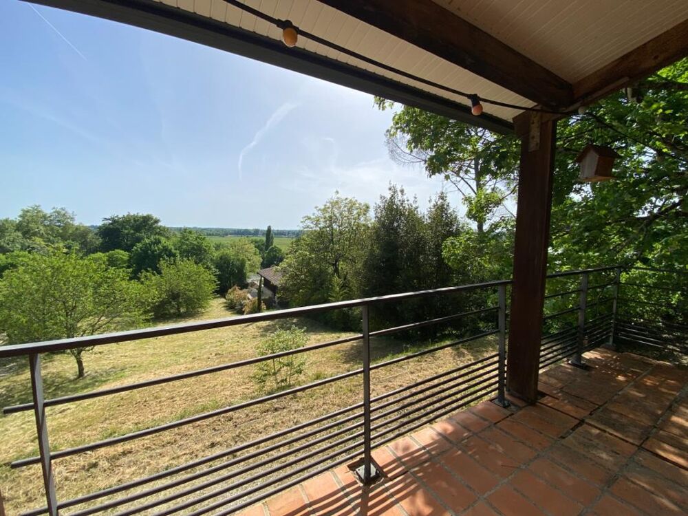 Maison darchitecte 135m2  Vue Garonne  3 600 m² de terrain