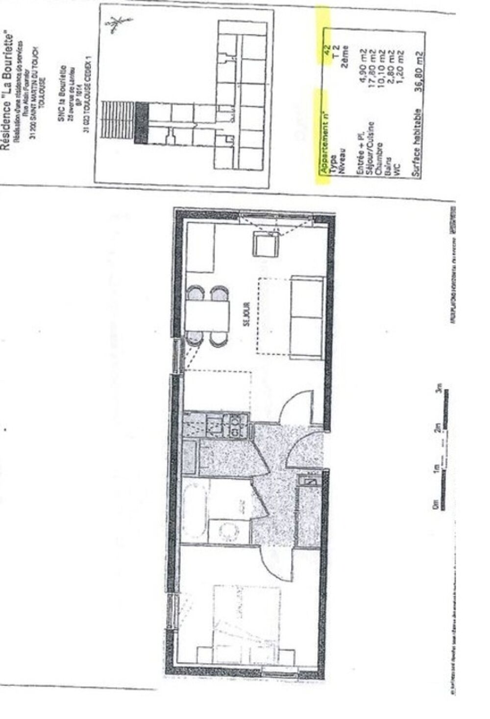 Vente Appartement Appartement T2 – Investissement LMNP immédiat à vendre TOULOUSE (31) Toulouse