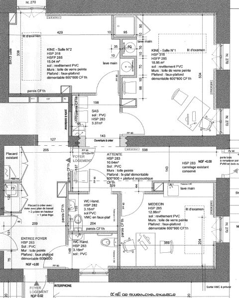 TENAY - CABINET A LOUER 372 01230 Tenay