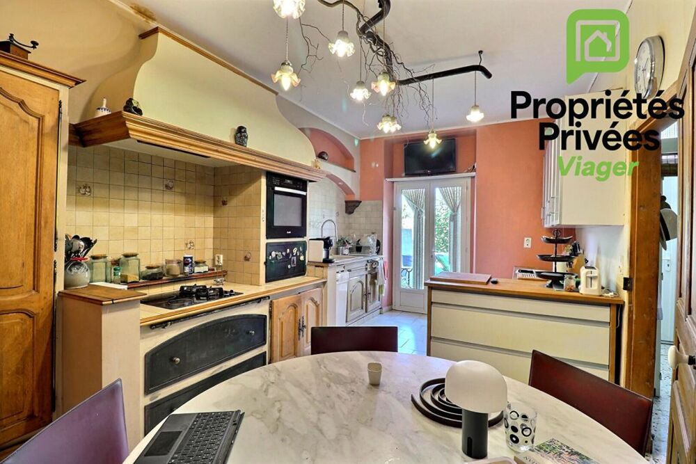 Vente Maison VIAGER OCCUPE - Maison de ville de caractère avec jardin et dépendances  - Alès Ales
