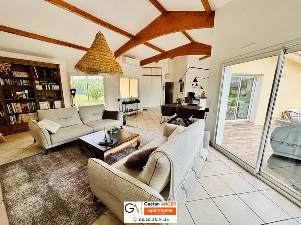 Vente Maison Maison de plain-pied 131m2 - piscine - garages - grand jardin Creon