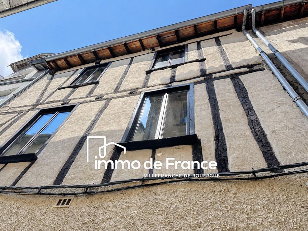 Vente Maison Maison de ville rénovée 100 m² habitables 2 chambres, possible 3 Villefranche de rouergue