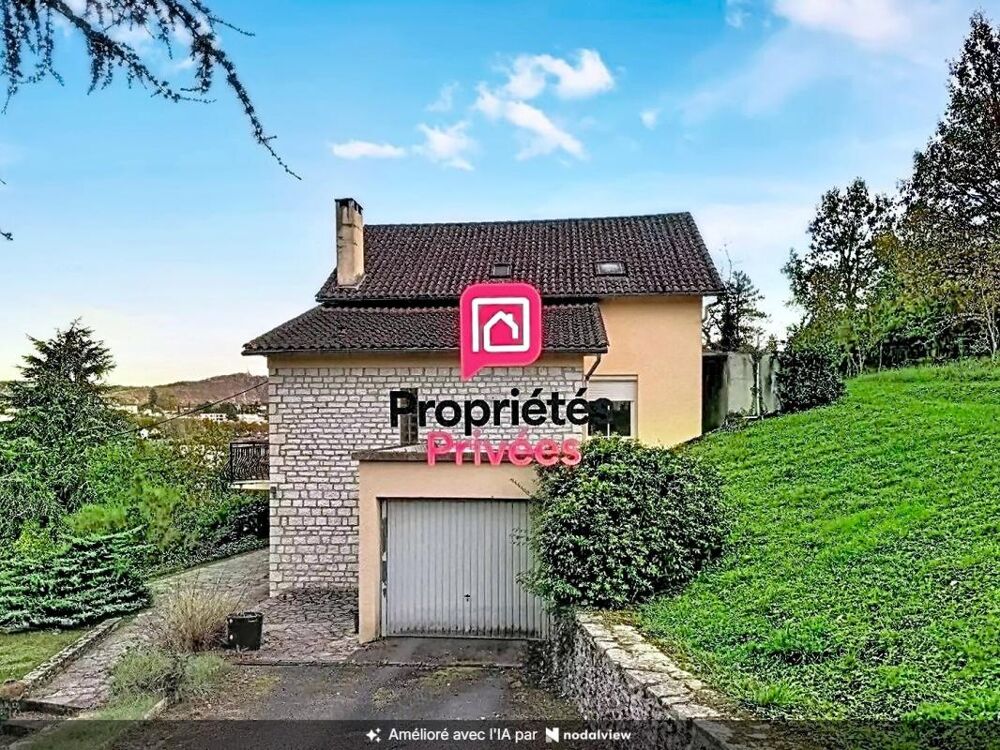 Vente Maison LOT - CAHORS - Maison familiale de 154m2 avec terrain arboré de plus de 2 600 m² et potentiel de division parcellaire Cahors