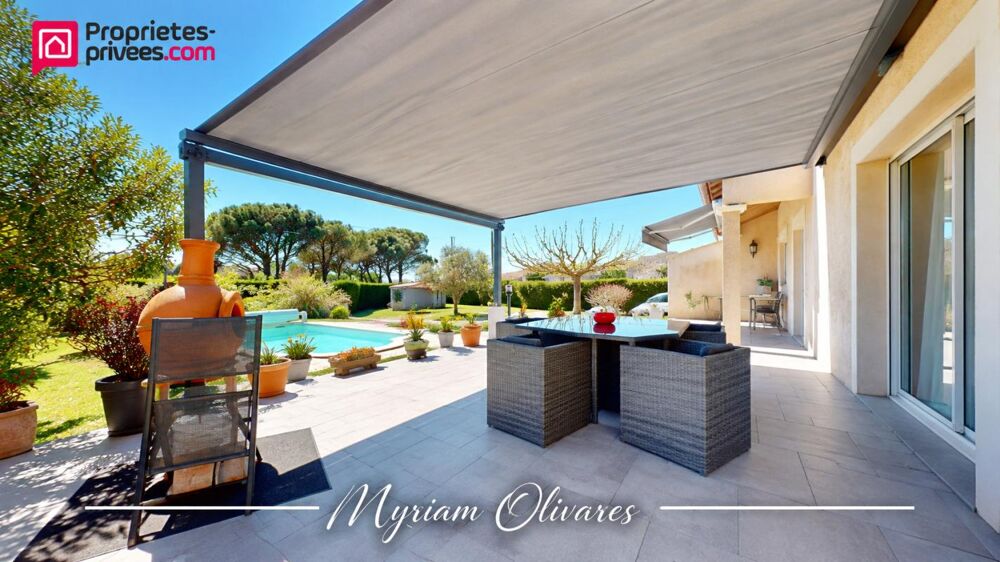 EN EXCLUSIVITE - PLAIN PIED - 4 CHAMBRES - PISCINE - PANNEAUX SOLAIRE