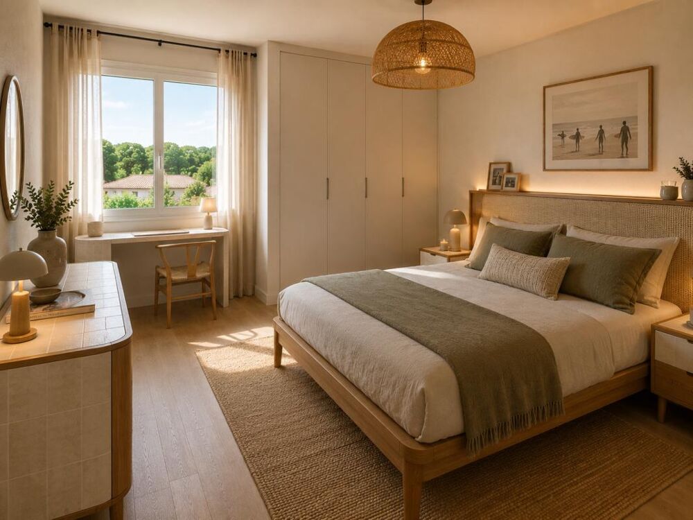 T3 avec Balcon, PARKING et CLIMATISATION bel emplacement à CAPBRETON