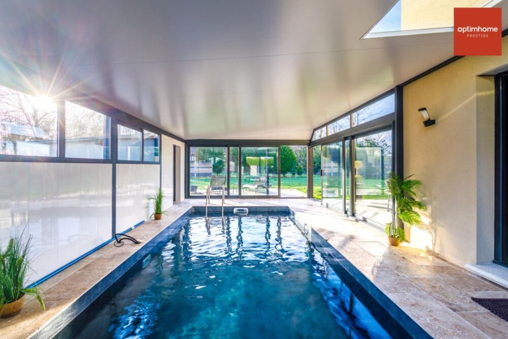 Vente Maison Magnifique maison contemporaine de 300 m² avec piscine intérieure et 5 chambres Harcourt