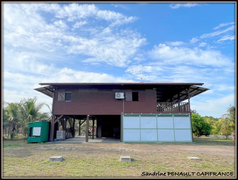 A VENDRE A KOUROU (97310 Guyane Française) UNE MAGNIFIQUE MAISON DE CAMPAGNE T4 DE 103 m² SUR UN TERRAIN DE 5000 m² - AU PRIX DE