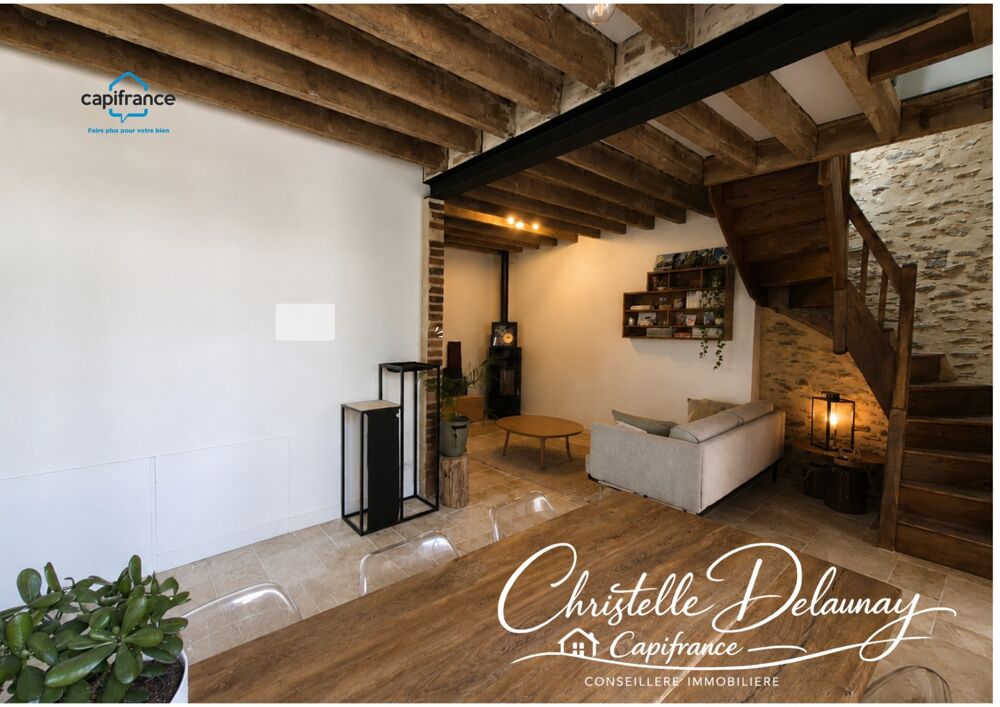 Vente Maison ? Maison de charme – 100 m² – Hyper centre de Laval – Cour & terrasse Laval