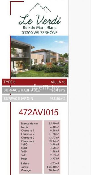  Maison � vendre 5 pi�ces 96 m�