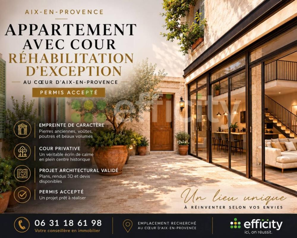 Appartement 4 pièces 161 m² · à Aix en Provence · 161 m² · 780 000 €