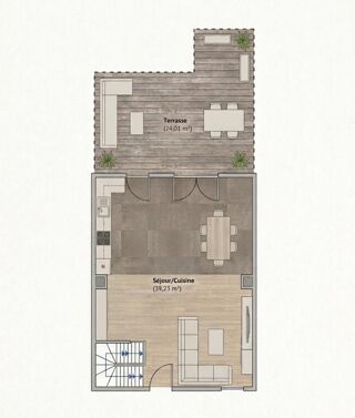  Appartement � vendre 4 pi�ces 77 m�