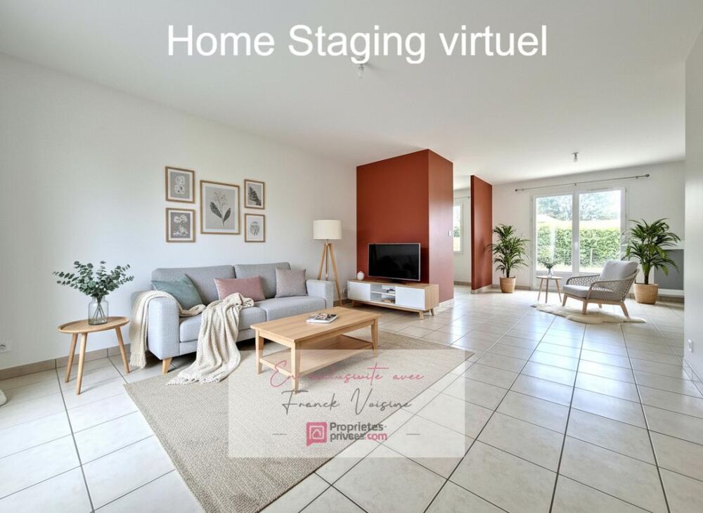 A VENDRE en Exclusivité à La Flocellière, Sèvremont, maison de 75 m2 avec 2 chambres sur une parcelle de 500 m2 env