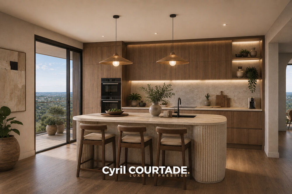 Vente Appartement Lattes, Dpt Hérault (34), Splendide Duplex 4 pièces de 125,01 m² - Terrasse panoramique 102,06 m² Lattes