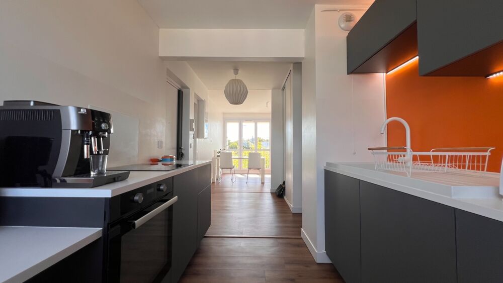 Vente Appartement QUIMPER (29) - À VENDRE - Appartement T3 de 60,57 m² AU 6? et dernier - Balcon - Cave Quimper