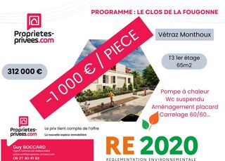  Appartement  vendre 3 pices 65 m