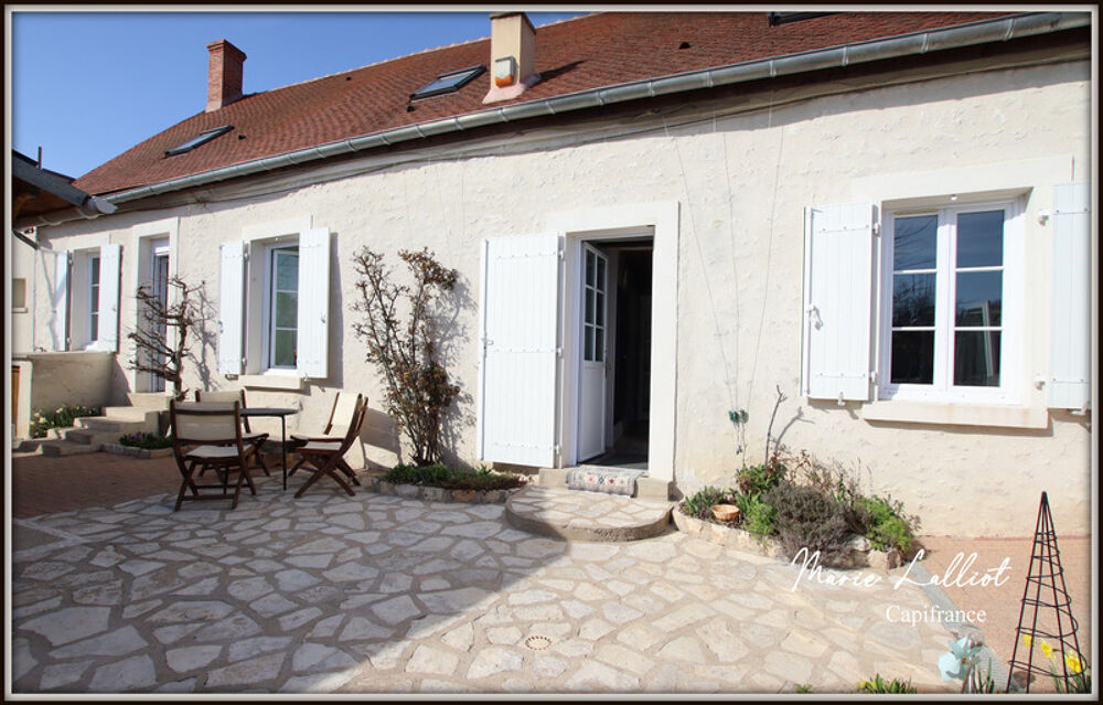 Maison à vendre 8 pièces, 204m², Puiseautin, 5 chambres, Piscine, Garage, Climatisation, Panneaux Solaires, Cave
