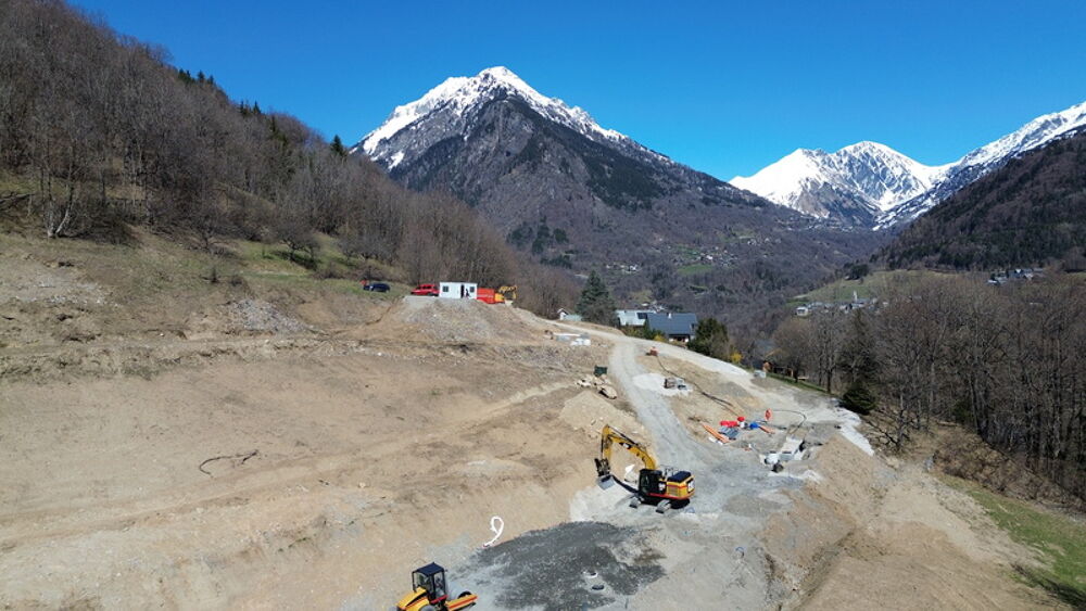 Chalet 4 chambres avec terrasse plein sud, vue lac et montagnes  Allemond / Oisans