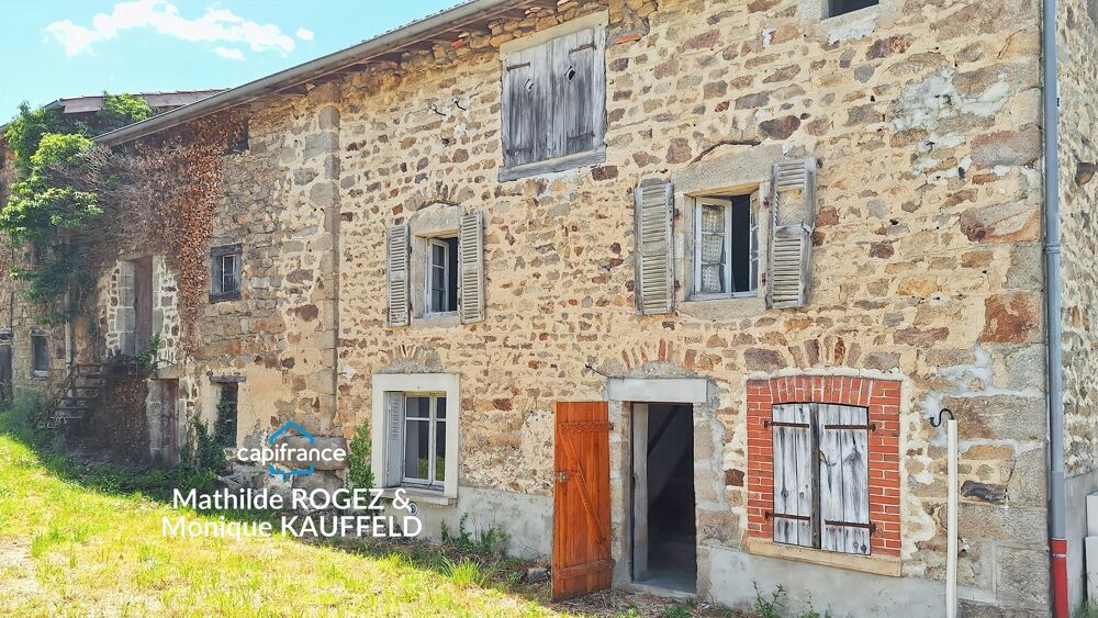 Vente Maison Maison à rénover avec grange en pierre, source et 7 000 m² de terrain - Saint Gervais Sous Meymont (63) Saint gervais sous meymont