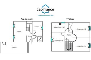  Maison à louer 4 pièces 74 m²