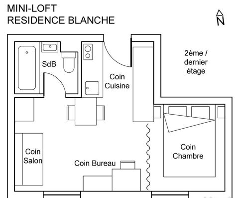  Appartement � louer 2 pi�ces 22 m�
