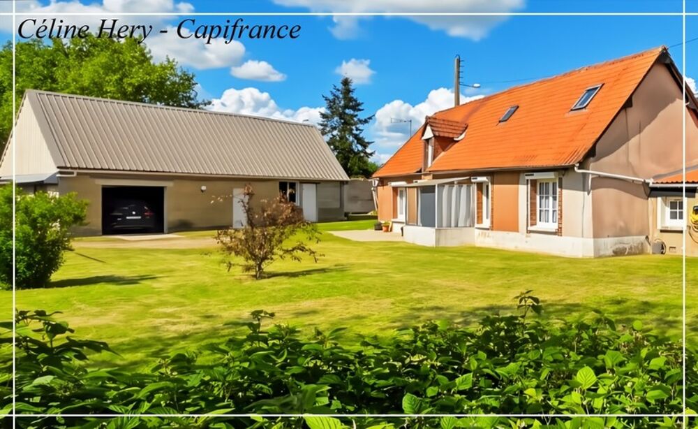 LA PÉPITE DU MOMENT À BERCHÈRES-SAINT-GERMAIN (28) : MAISON + GARAGE + ATELIER PRO !