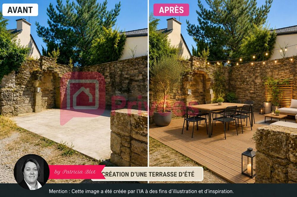 Maison avec terrasse située dans un hameau - 59 m² habitables