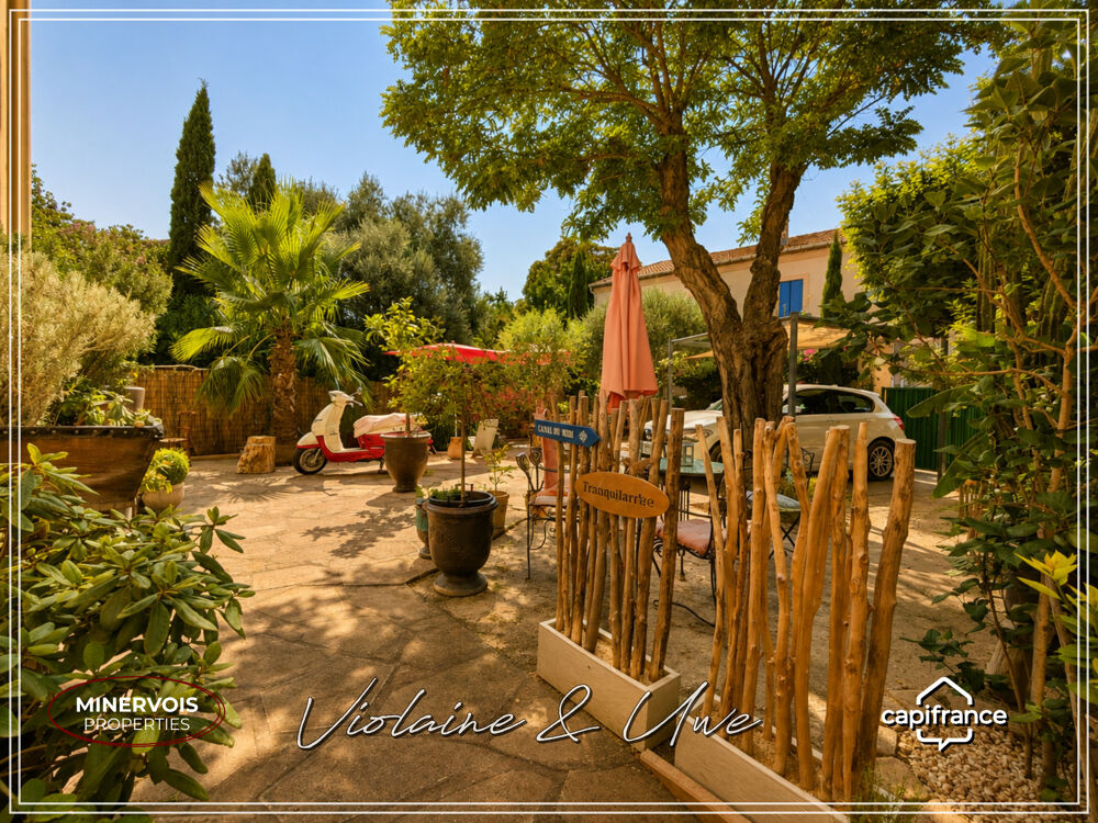 Vente Maison MAISON DE CARACTÈRE RÉNOVÉE AVEC JARDIN – VILLENEUVE-LÈS-BÉZIERS Villeneuve les beziers