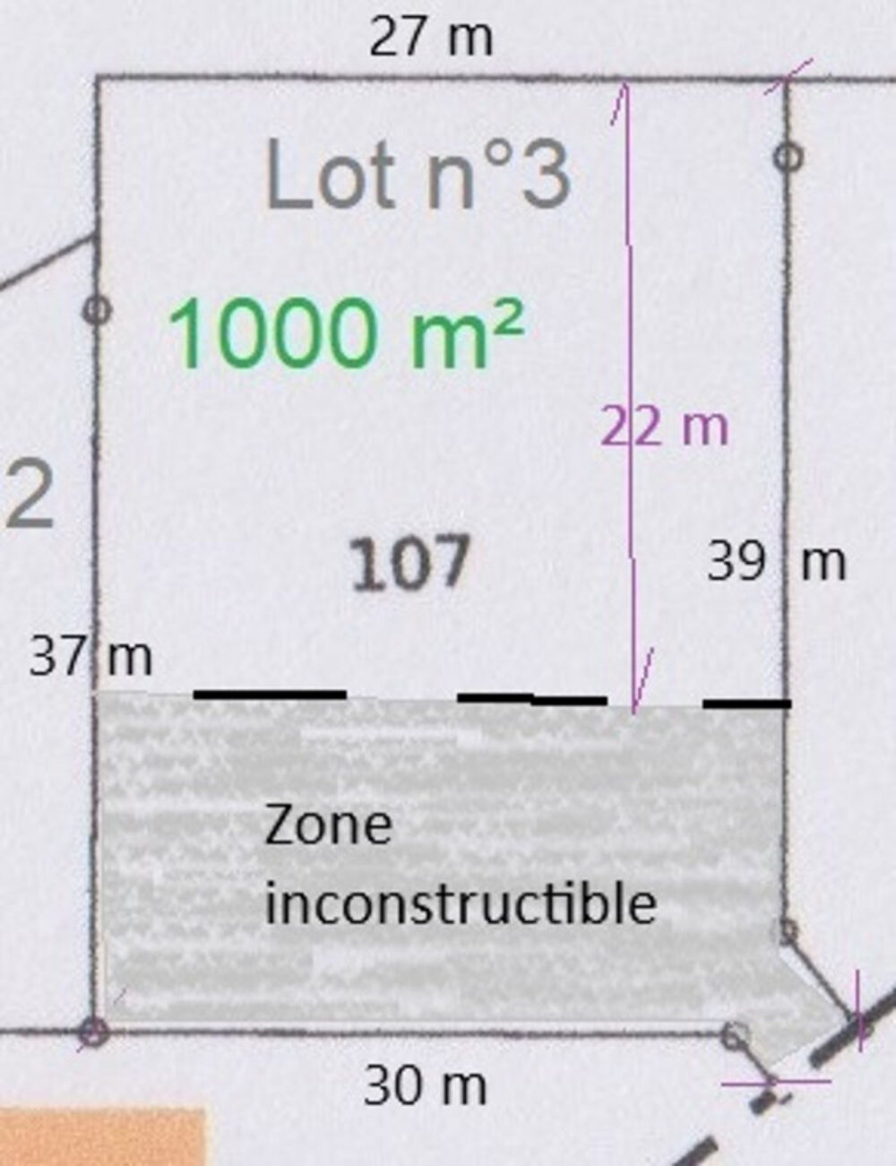 Vente Terrain TERRAIN A VENDRE 1000 M² EN ÉCO-LOTISSEMENT !! Coutieres