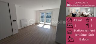  Appartement à vendre 2 pièces 43 m²