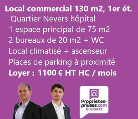 NEVERS QUARTIER HOPITAL - BUREAUX 130 M2 1100 58000 Nevers