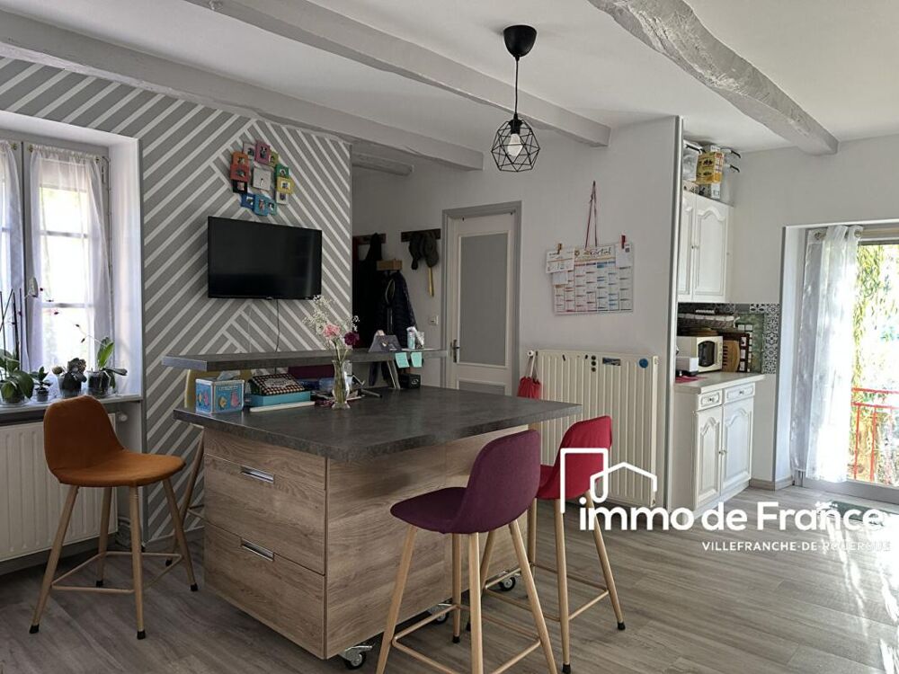 Secteur RIGNAC / LANUEJOULS maison de village 131 m² avec jardin et garage double