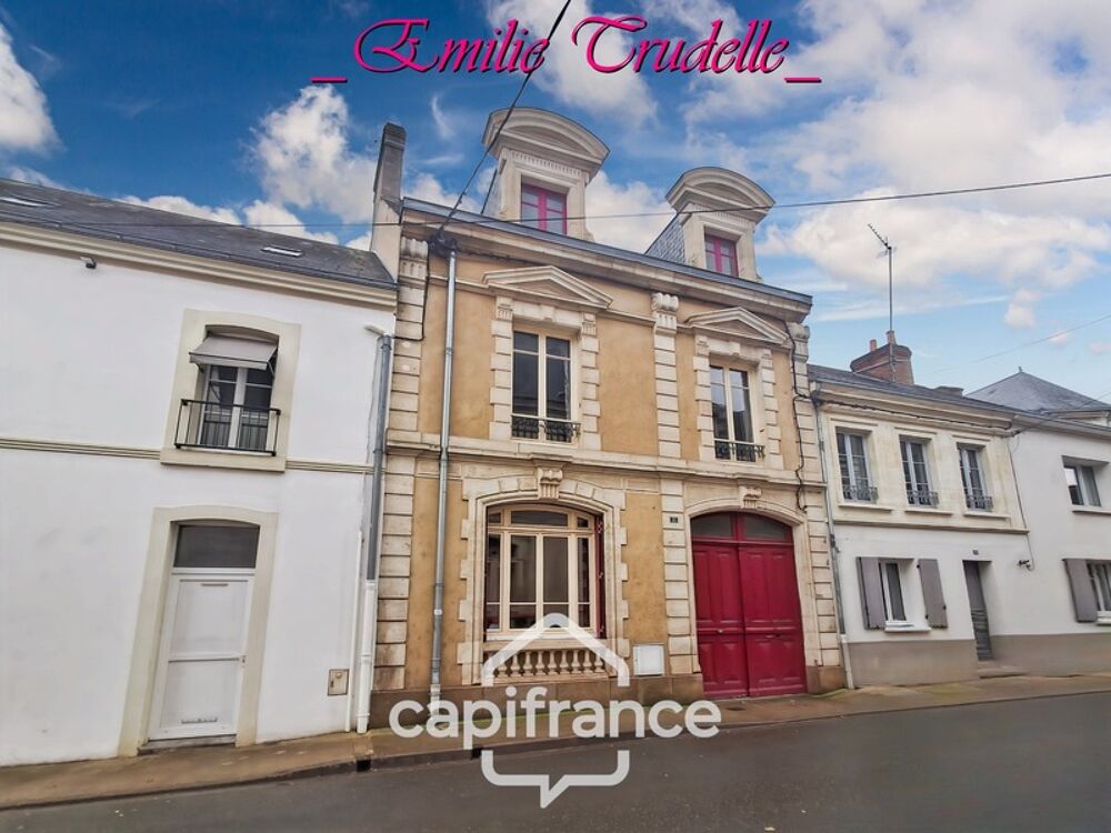 Maison à vendre 5 pièces (72) 125 m² -3/5 chambres  jardin clos 300 m²  dépendances  Saint-Calais