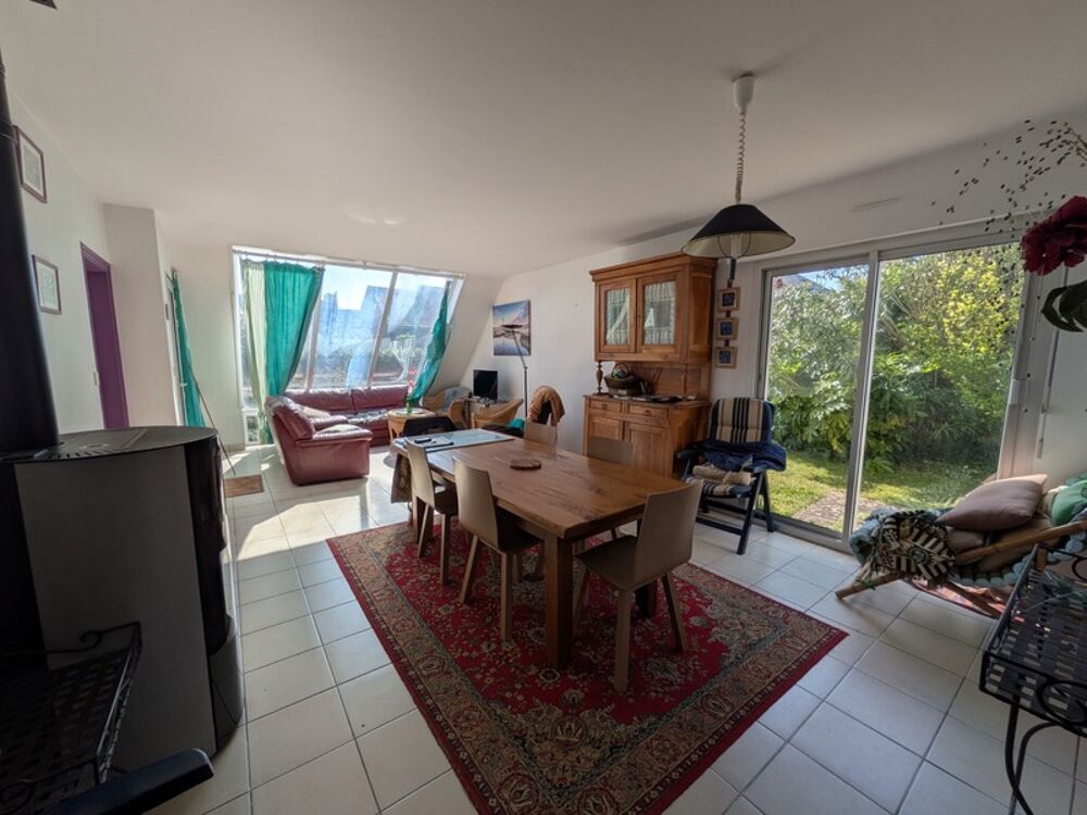 GÂVRES ACCES DIRECT A LA PLAGE JOLIE MAISON DE 105m² ENVIRON 5 PIÈCES PARCELLE CLÔTURÉE EN BOUT D' IMPASSE DE 454m²