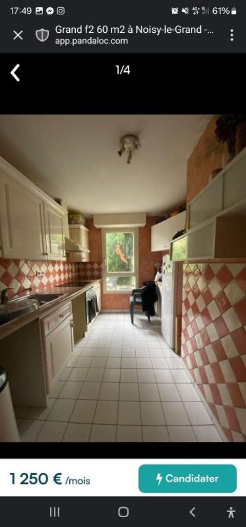  Appartement � louer 2 pi�ces 60 m�