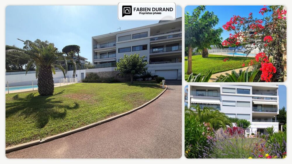 Vente Appartement CANNES PLAGE DU MIDI 700m 3 PIÈCES 71,8 M² DEUX TERRASSES 22 M²  PISCINE  GARAGE -   APERÇU MER Cannes