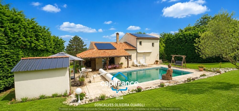 Villa à vendre avec piscine sur une parcelle de 8920m² ALLEZ ET CAZENEUVE (47)