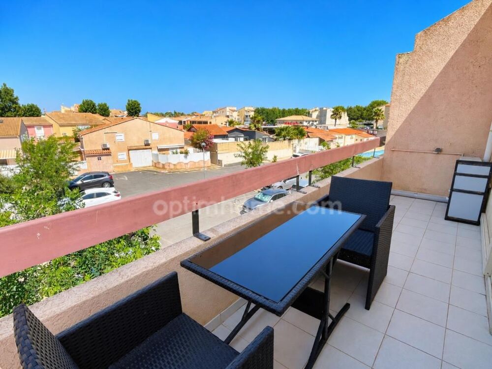 Appartement 2 pièces avec terrasse et garage - centre ville de MARSEILLAN PLAGE (34)