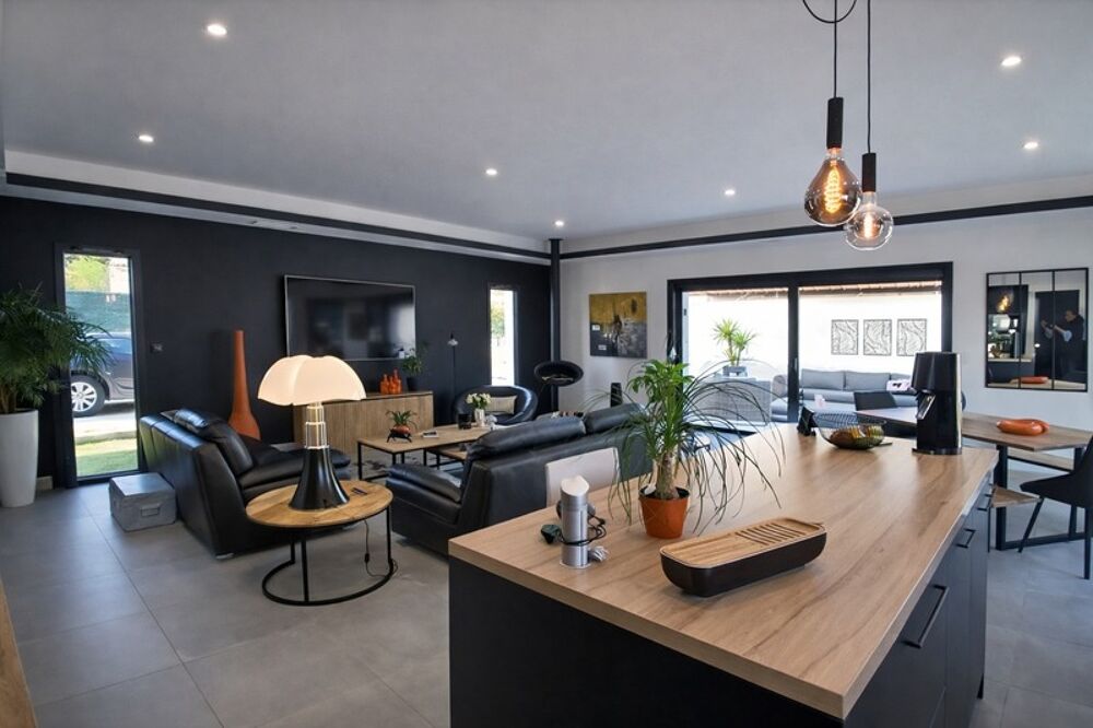 Villa plain-pied contemporaine 3 chambres avec suite parentale et terrain piscinable