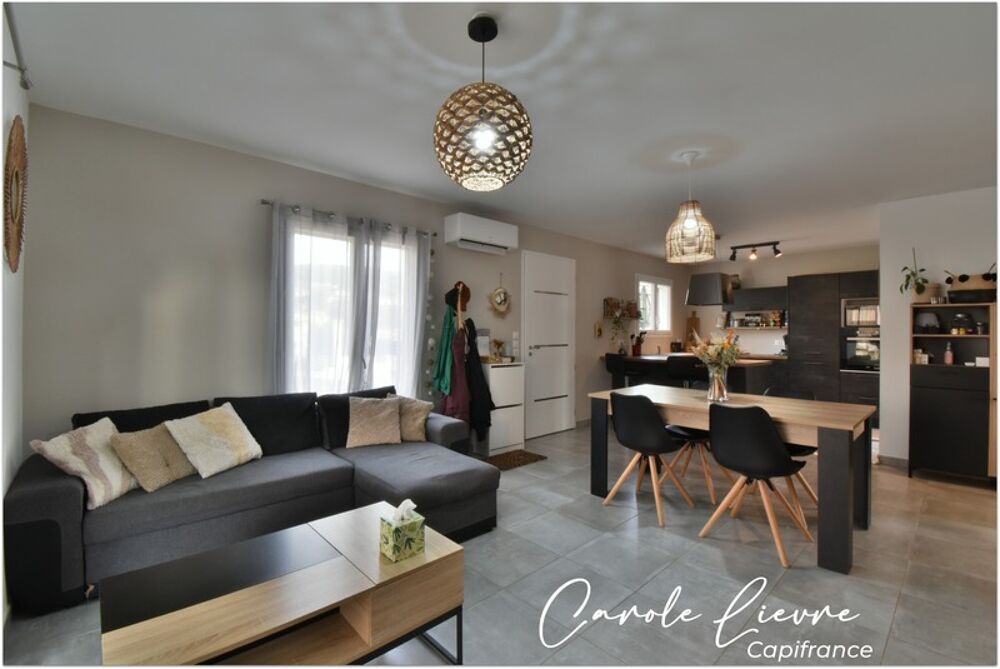 Maison T3 de plain-pied  70 m²  Terrain denviron 400 m²  Construite en 2020